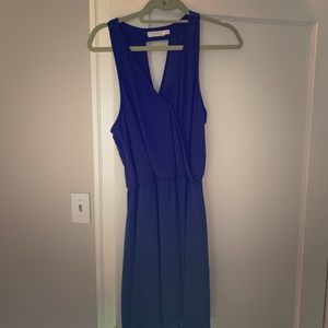 Lush Navy Blue Dress
